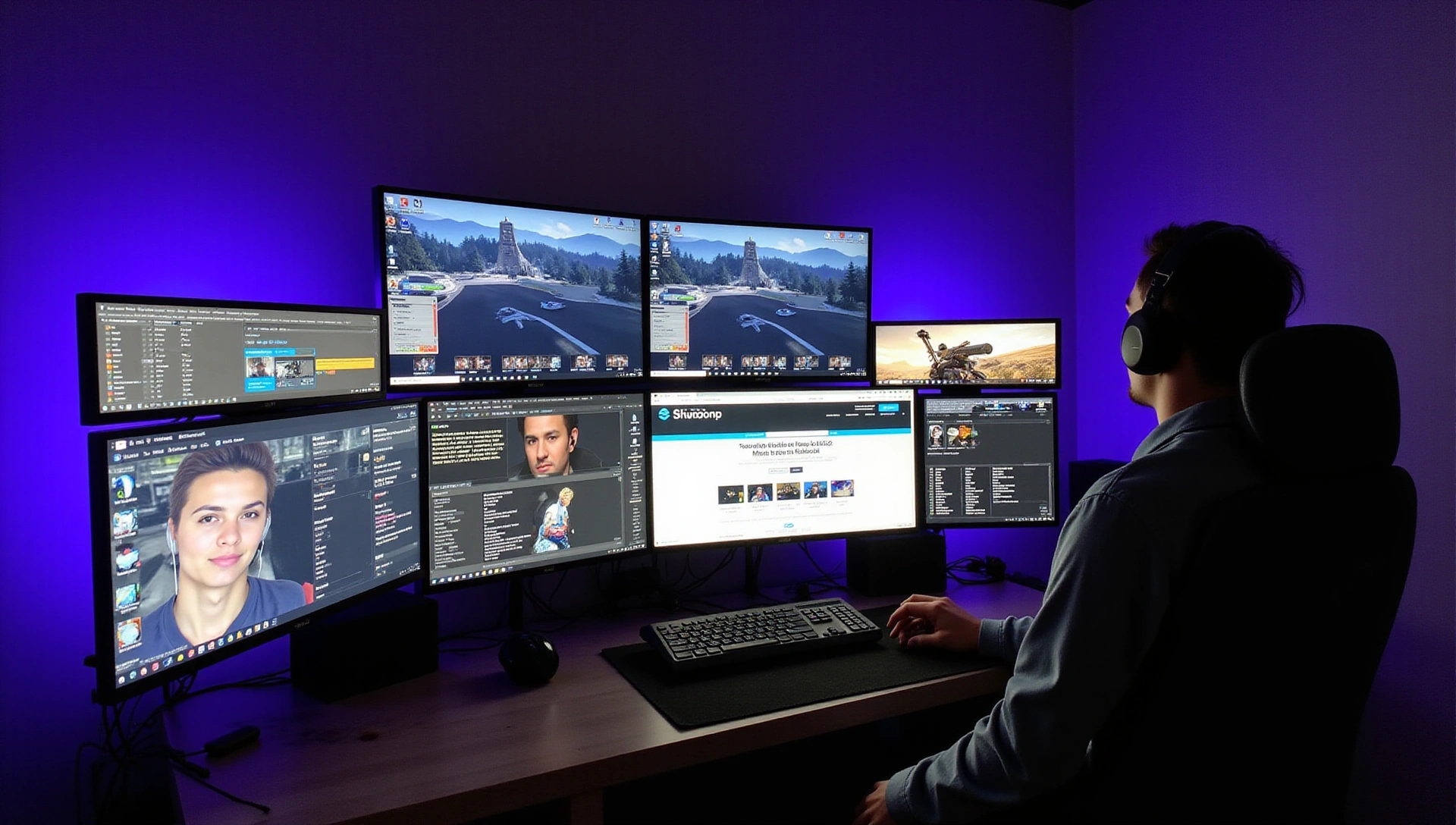 Personne gérant les paramètres de confidentialité des cookies sur un ordinateur